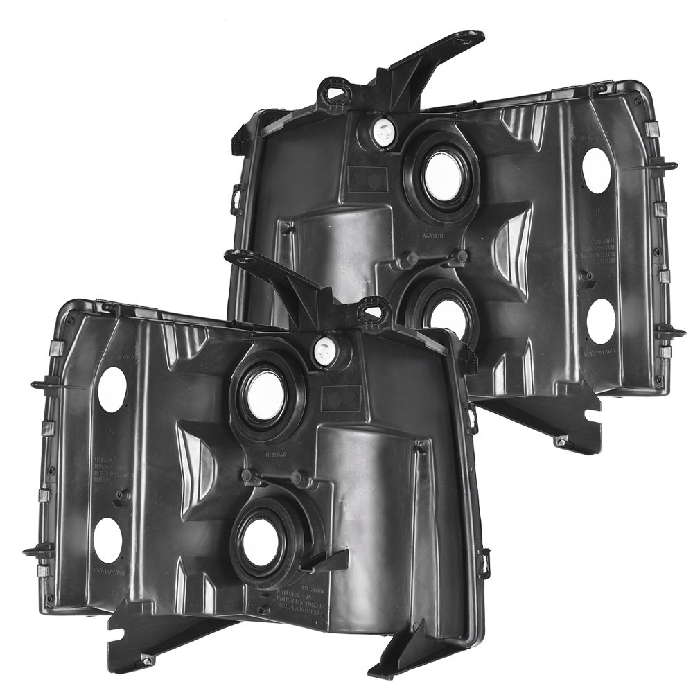 Labwork Pair Headlight ForChevy Silverado1500 2500HD 3500HD 2007-2014 Chrome