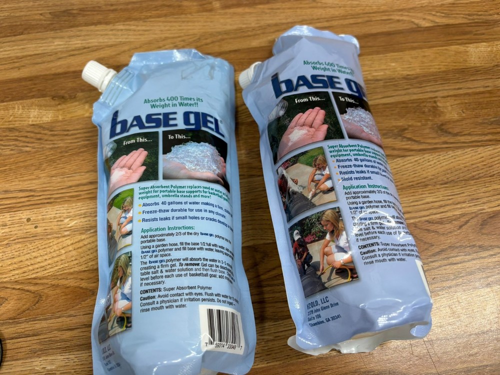 H2OLD BASE GEL LOT OF 2
