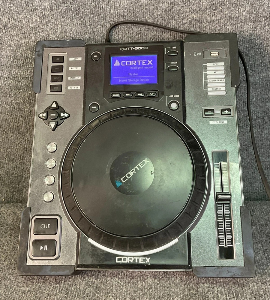 Vintage Cortex HDTT-5000 DJ Turntable DSP Effects Streaming Controller -Black