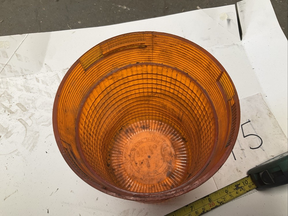 Hella 856416-02 Orange Beacon Light Lens
