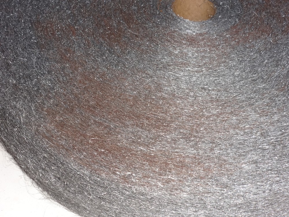14 lb Steel Wool Reel # 2 Medium Coarse some surface rust, not deep