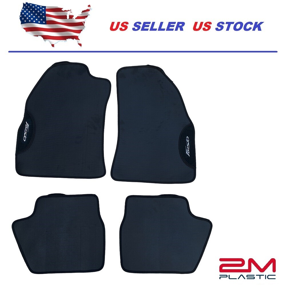 Floor Mat Rubber for Ford Fiesta 2011 2012 2013 2014 Set 4 Pcs Custom 2MPLASTIC