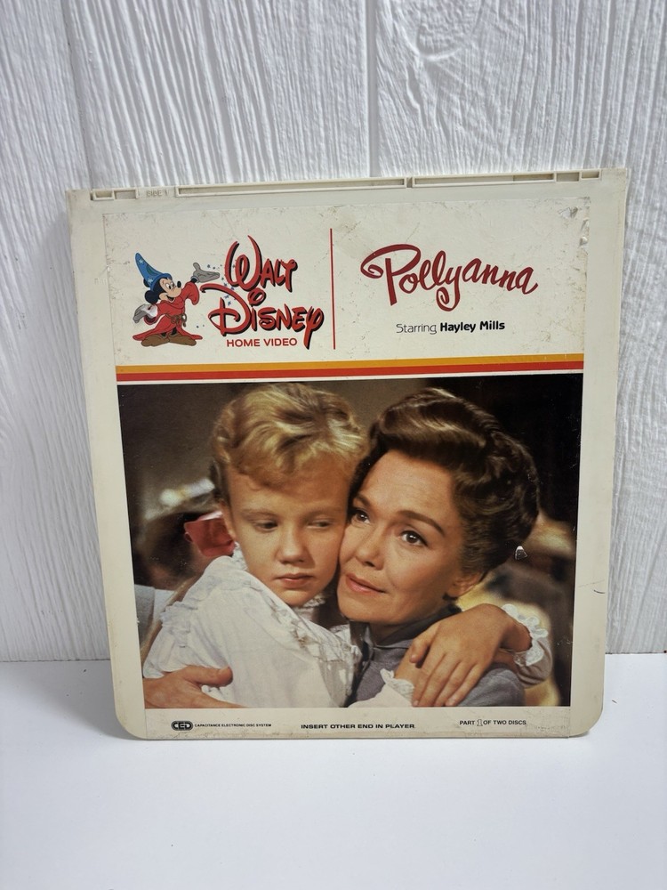 Disney’s Pollyanna CED VideoDisc RCA SelectaVision Part 1 Untested