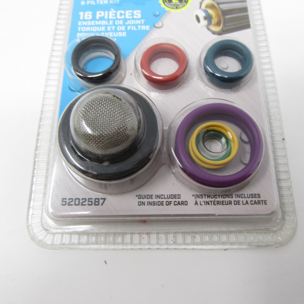 Surface Maxx Pressure Washer O-Ring Filter Replacement Kit 16 piece count