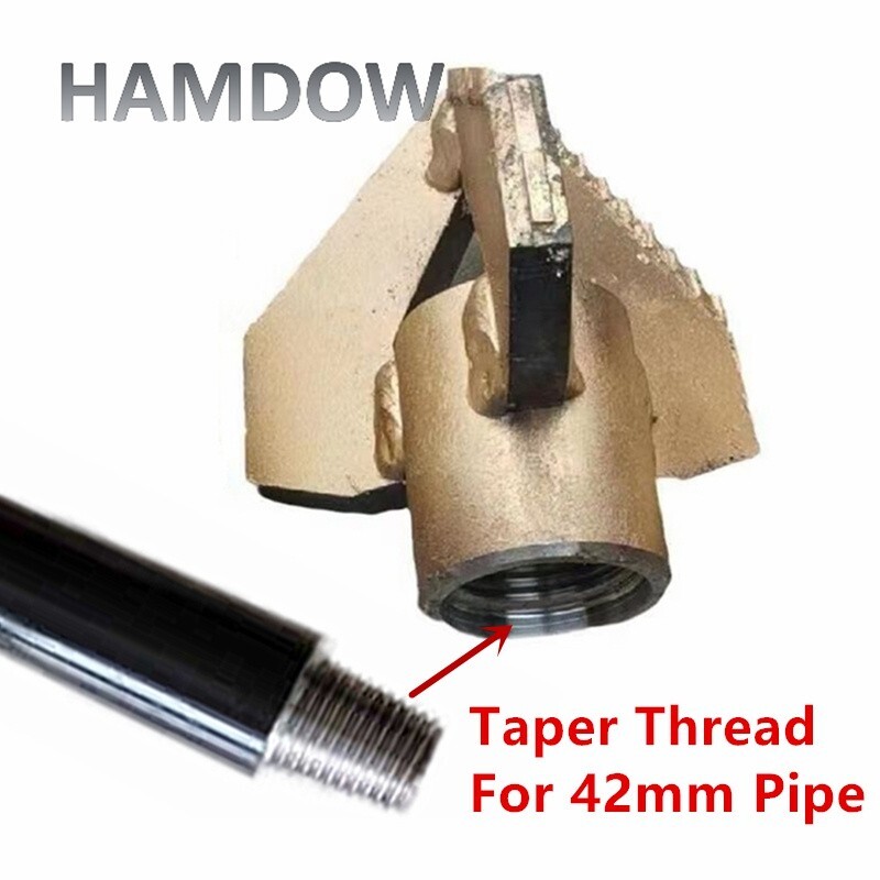 Three Wings Alloy Drill Bit 3 blades Digging Artesian Water Well Drilling