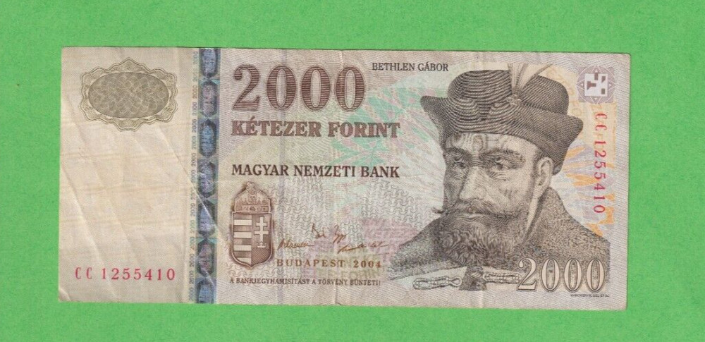 Hungary - 2004 - 2000 Forint Banknote - from circulation