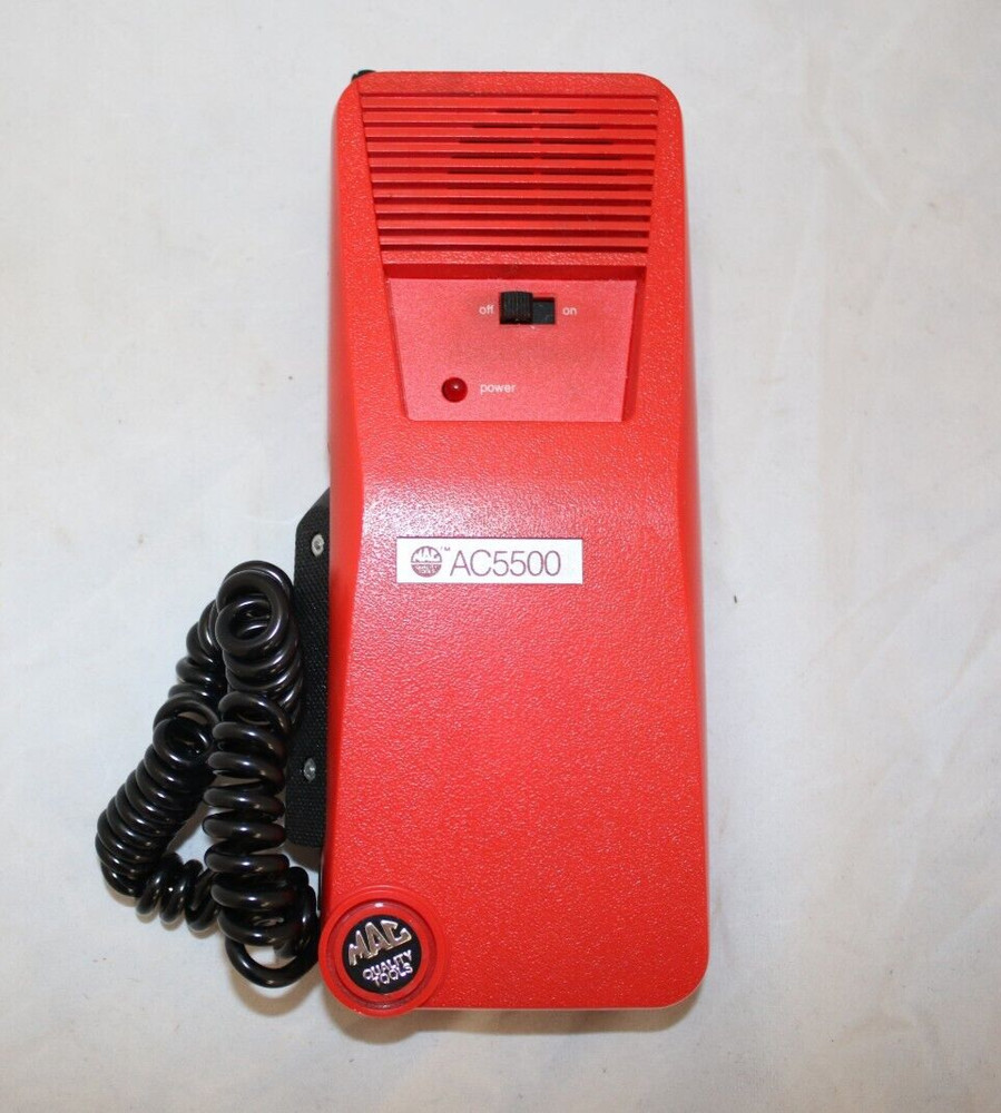 Mac Tools AC5500 Automatic Halogen Refrigerant Leak Detector W/ ampere tester
