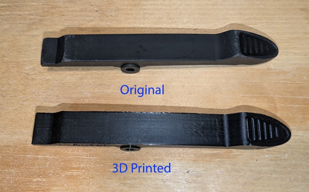 Clipper Creek Type E J1772 Connector Lever latch 3D printed Enphase