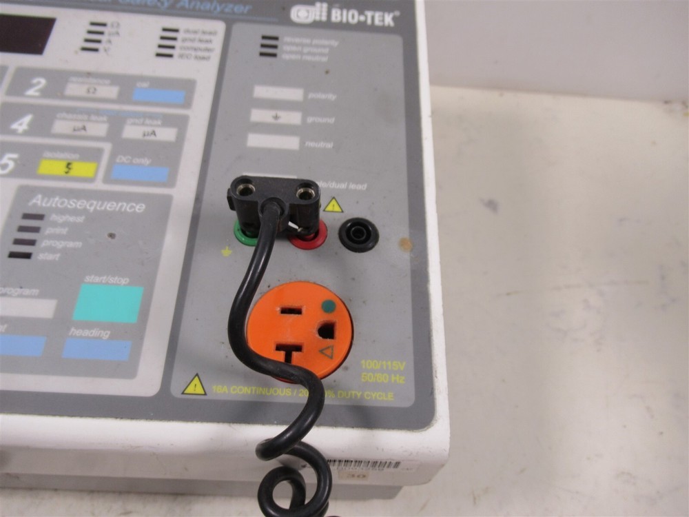 Bio-Tek 505PRO Electrical Safety Analyzer Portable Laboratory Device