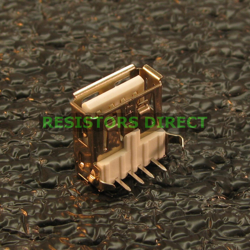 10x USB Type A Female Right Angle PCB Port Connector Socket PCB Replacement W26
