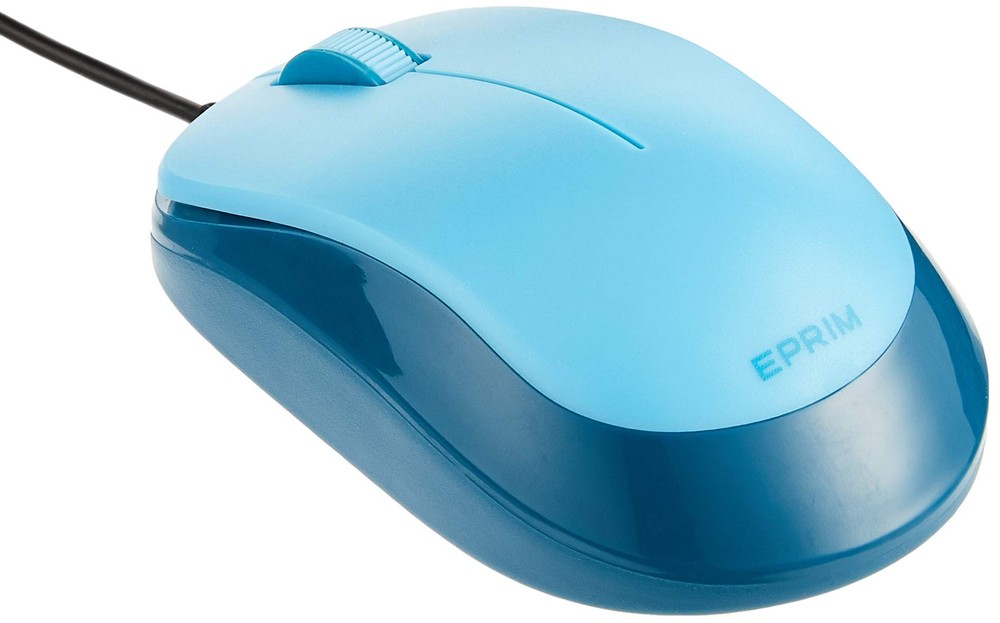 Elecom BlueLED Mouse EPRIM Wired 3-Bottongue Blue