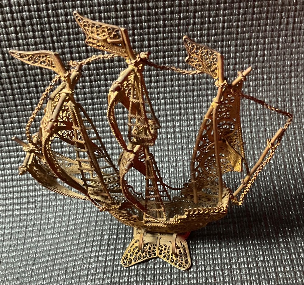 Antique Wire Ship