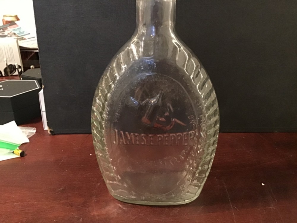 VTG James E Pepper bottle