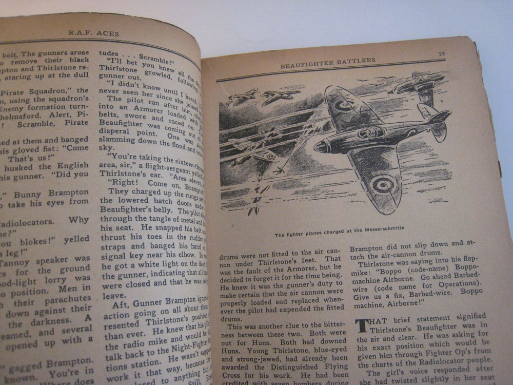' RAF Aces ' Pulp.. Spring 1942 ... V. 2 # 1