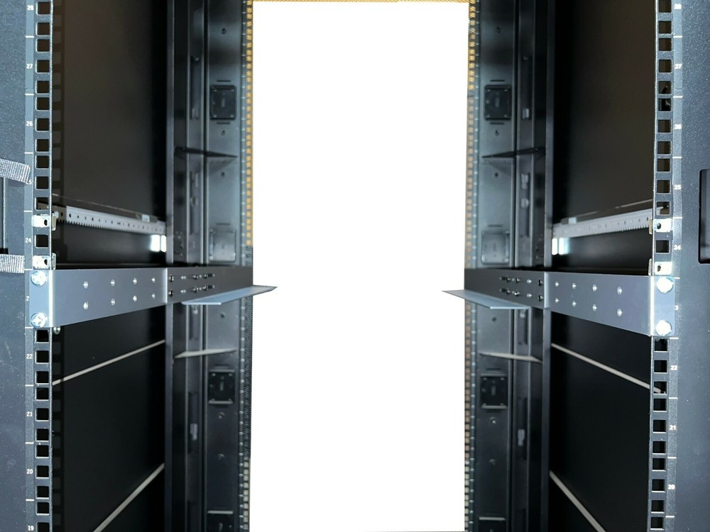 3 Sets, Brand New 1U Rack Mount 4-Post Server Shelf Adjustable Rails