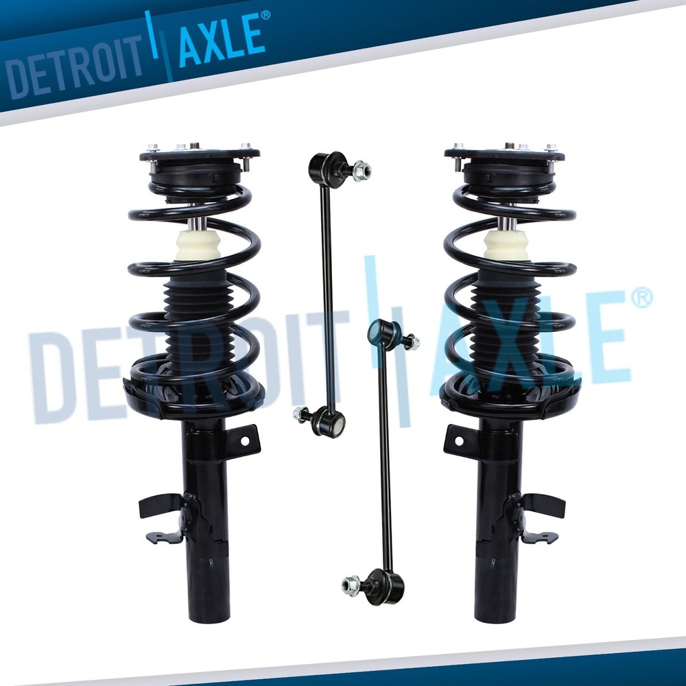Front Strut Coil Spring Sway Bar Kit for 2012 2013 Ford Focus 2.0L Auto Trans