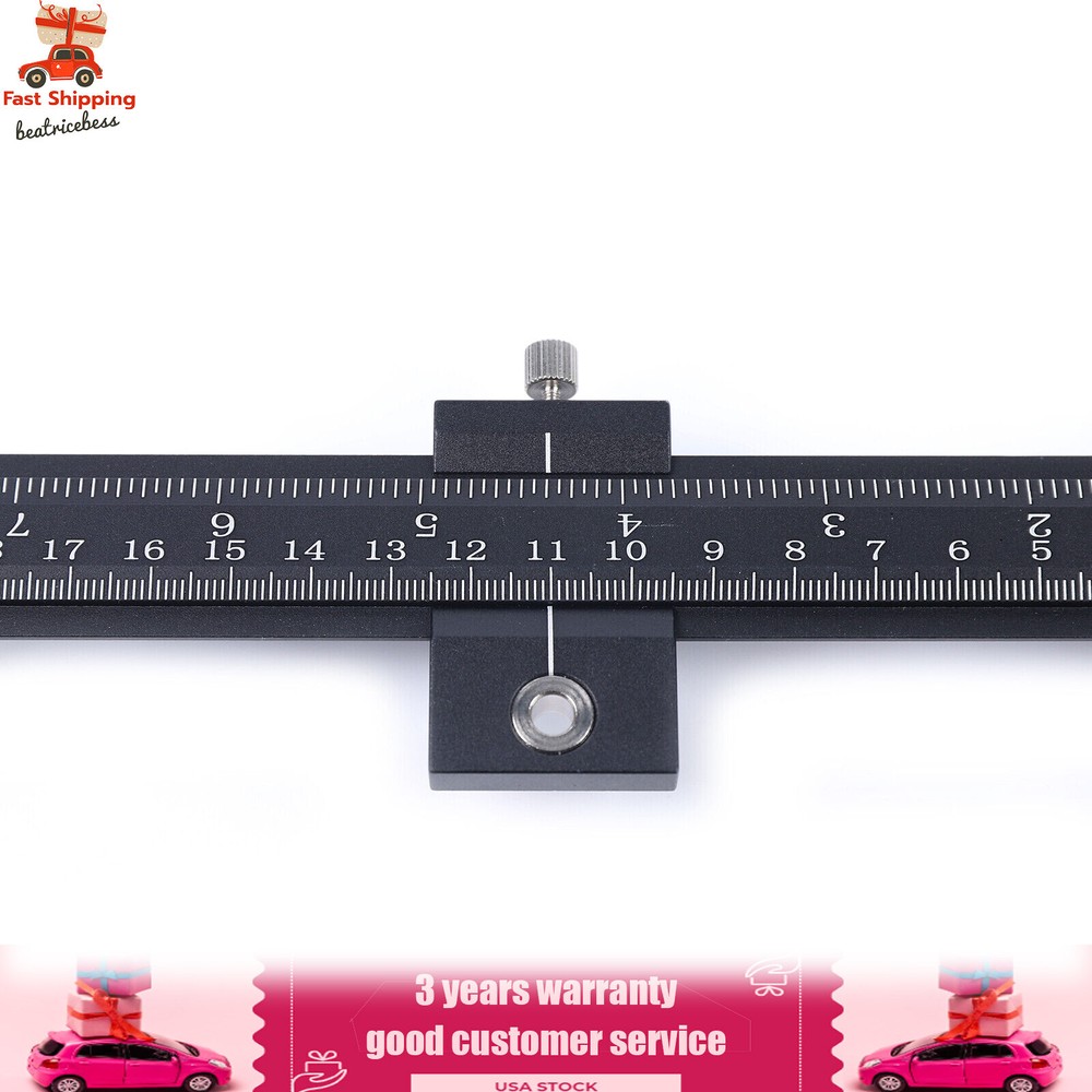 Adjustable Position Ruler Cabinet Hardware Installation Jig Woodworking Tools US