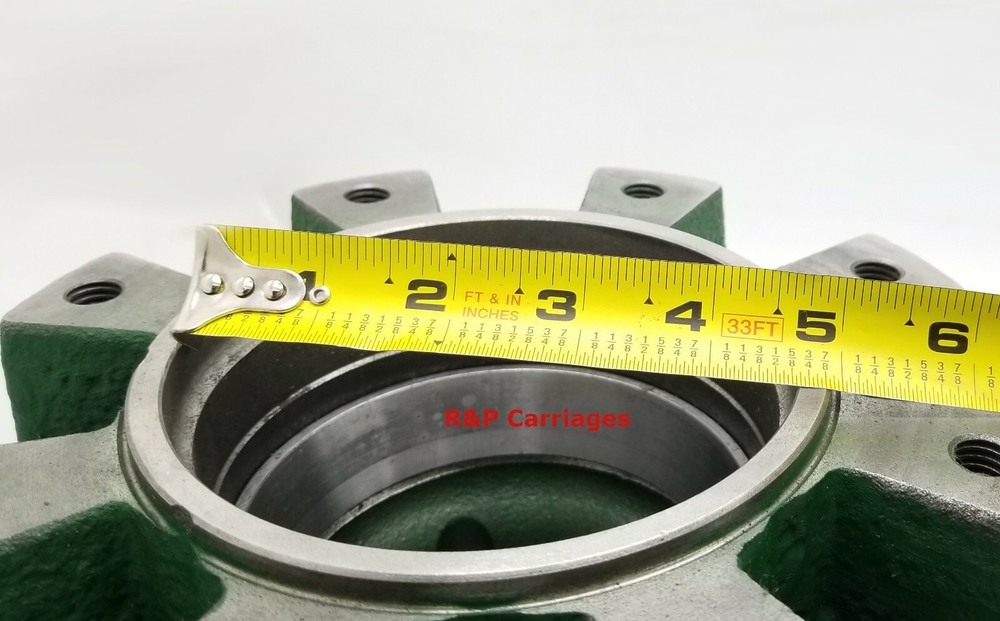 12,000# Hub Only 12k 4.88 Pilot 8x6.5 Quality and Rockwell Trailer Axle Wheel