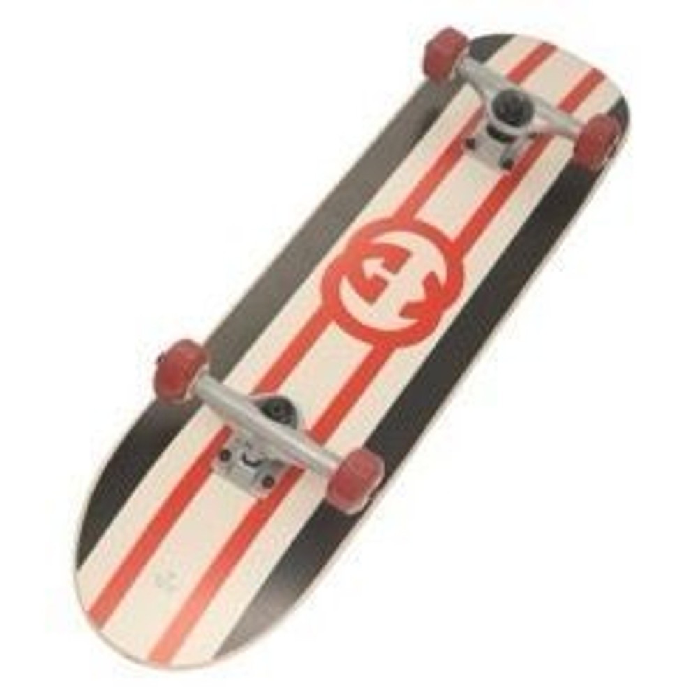 GUCCI Interlocking Skateboard Wood Red White