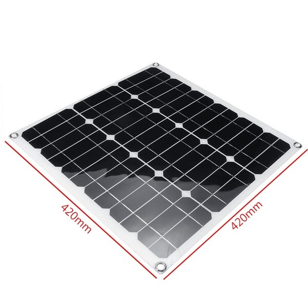 200W (2x 100W) 12V Solar Panel Kit, 50A Solar Controller for Off Grid, Home, RV