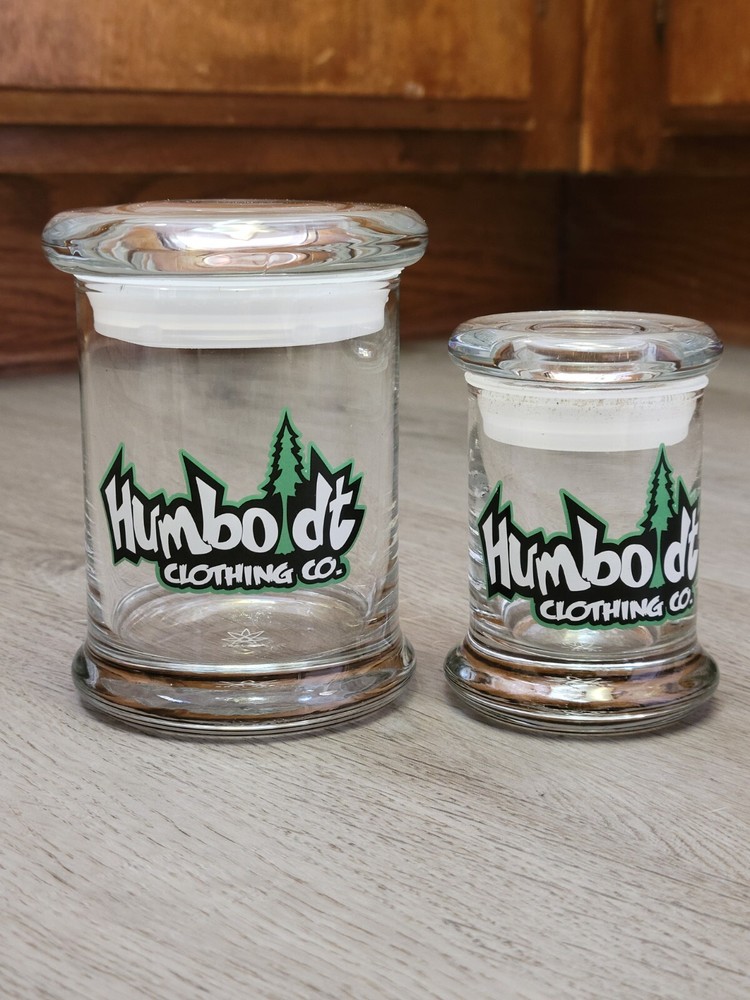 Humboldt Stash Jars Thick Glass.