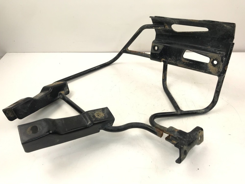 05 Polaris Predator 500 OEM Heel Guards Frame Mount Bracket Left Right