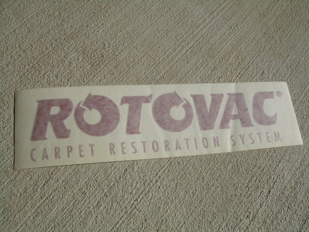 Rotovac Decal Sticker