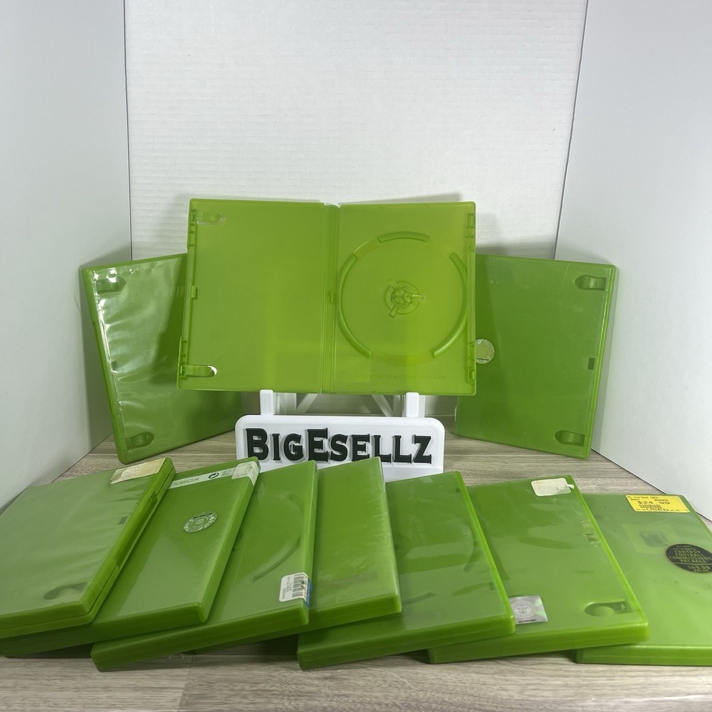 Original Xbox Green Replacement Case OEM Authentic No Artwork