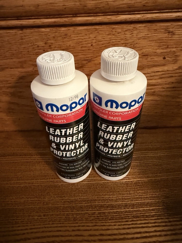 Vintage Mopar Leather Rubber & Vinyl Protector 1998 (2)