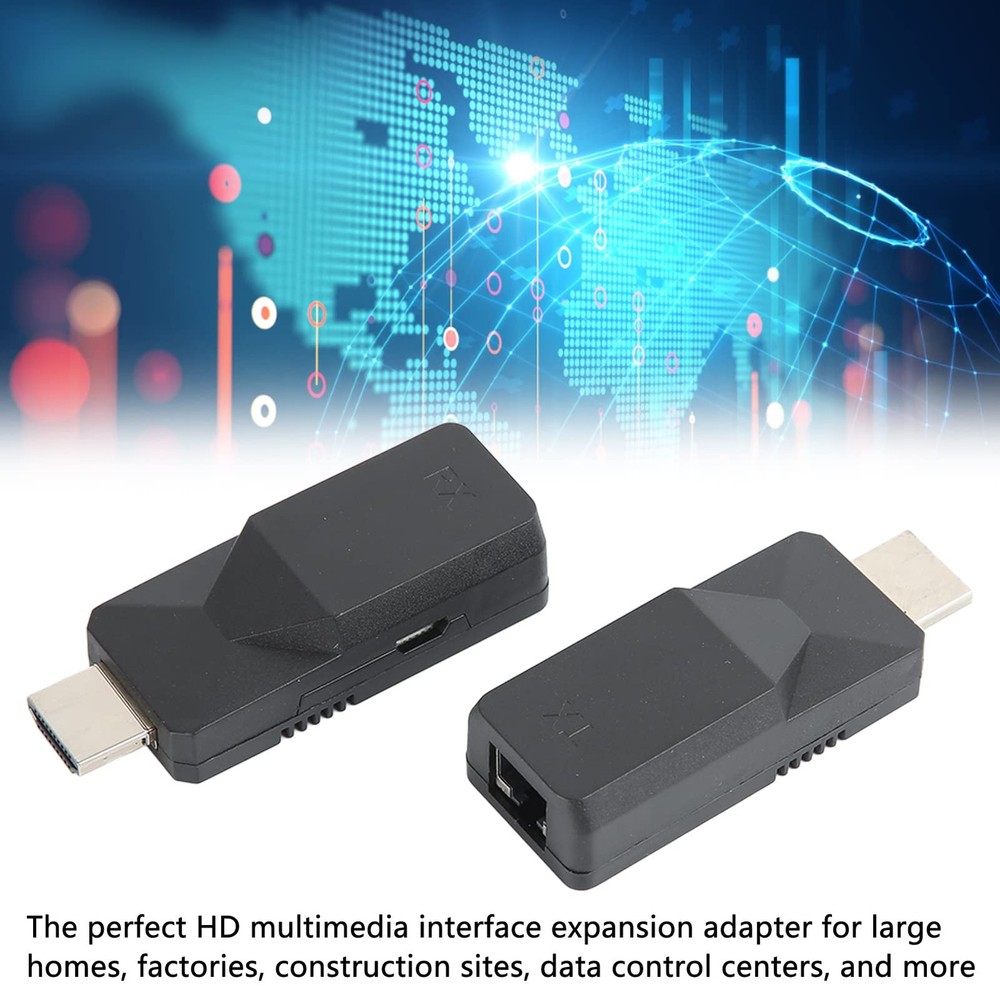 HDMI Extender Transmitter Receiver 165ft over Cat5 Cat6 Ethernet