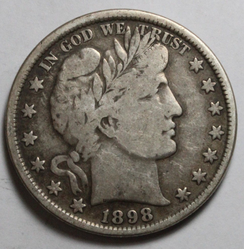 1898 Barber Half Dollar DU112