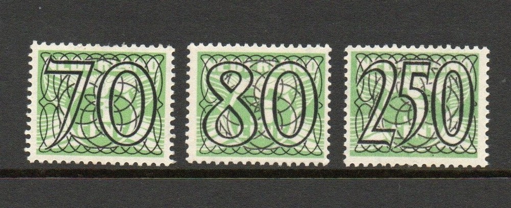 Netherlands Guilloche better values MNH -  A226