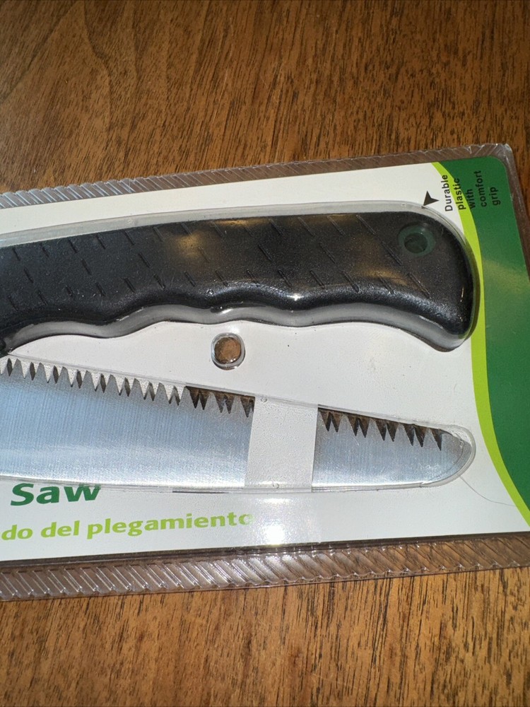 Brand New Folding Pruning Saw 7 1/8" Serrated Garden Plus Unopened Package Sharp