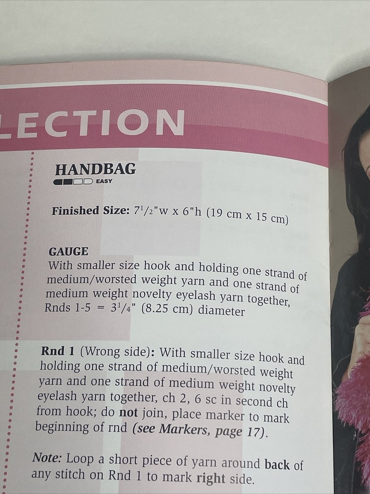 Leisure Arts Fun & Fabulous 12 Eyelash Yarn Projects Crochet Pattern