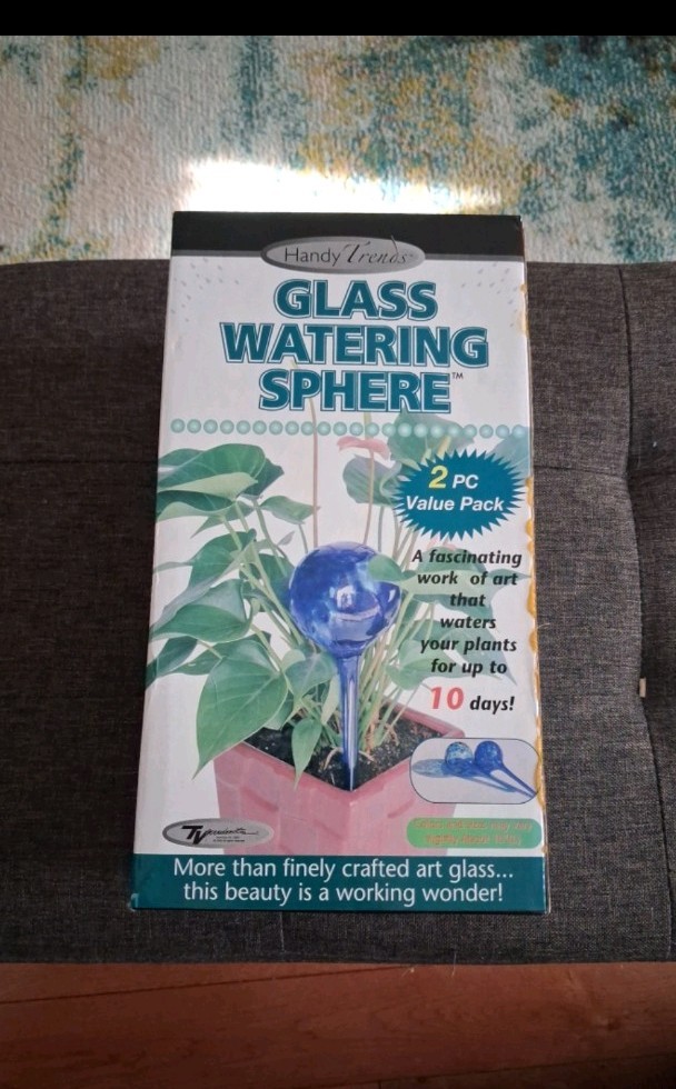 Glass Watering Sphere,  2 PC Pack