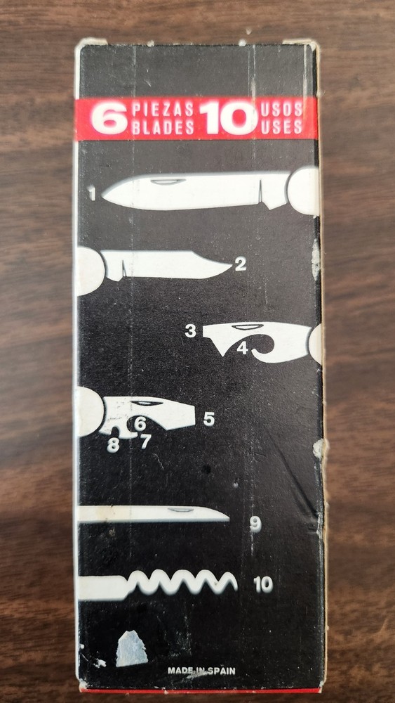 Aitor #16592 6 Blade 10 Function Multi Knife New Old Stock