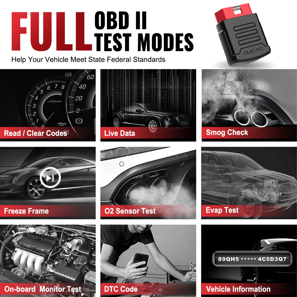 MUCAR BT200 All System Diagnostic OBD2 Code Reader Check Engine Oil & SAS Resets
