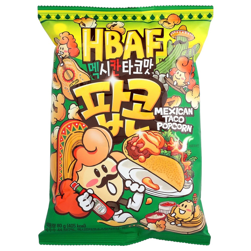 Mexican Taco Popcorn, 80 g