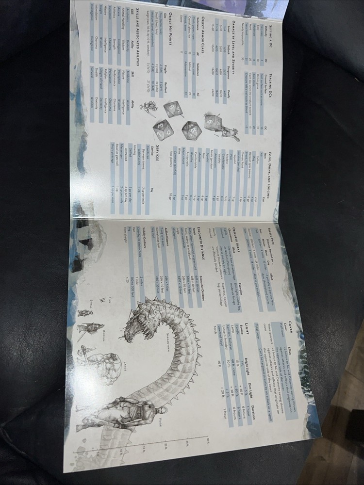 Dungeons and Dragons Dungeon Master's DM Screen Shield