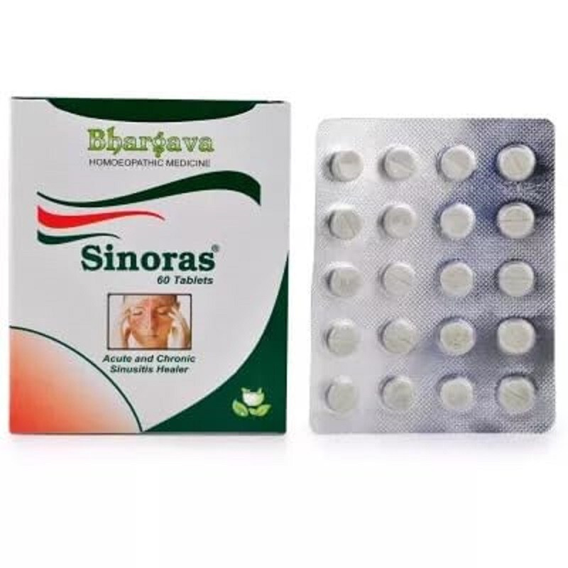 Sinoras Tablets Bhargava Homeopathy 60 tablets