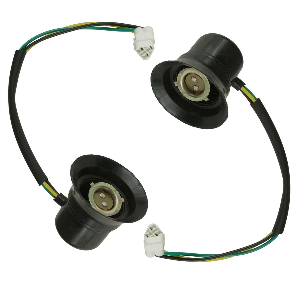 2x Headlight Socket Cord For Yamaha KODIAK 400 YFM400A 1999-2002