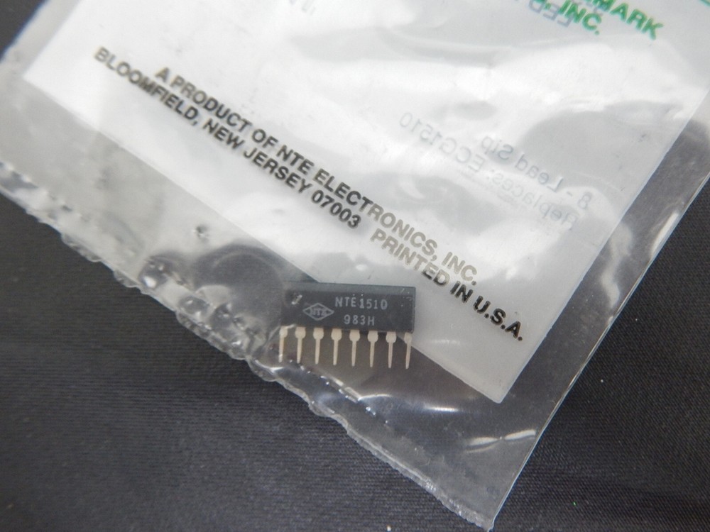 NTE1510 8 LEAD SIP 5 STEP LEVEL METER DRIVER FOR LED LINEAR SCALE OUTPUT