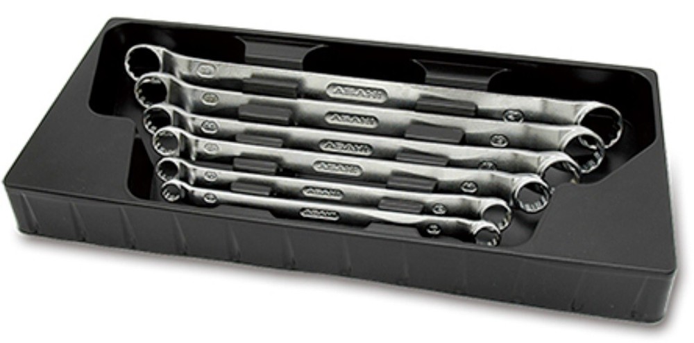 ASAHI REVOWAVE OFFSET WRENCH SET 6PCS 45° TYPE OLS060