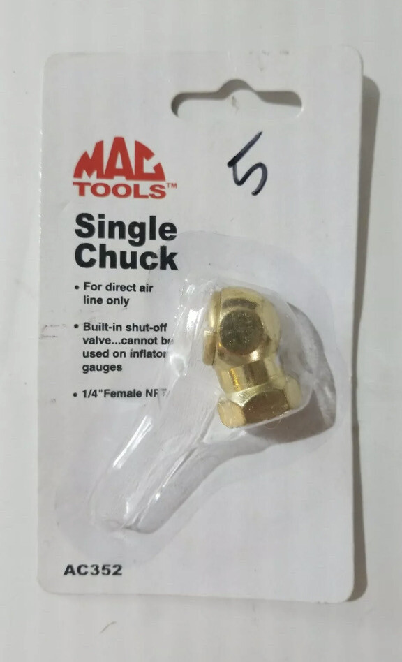 MAC TOOLS SINGLE AIR CHUCK AC352