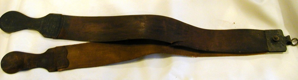 Antique  Leather  Razor  Honing  Strap  Strop  Barbers  Razor  Sharpener