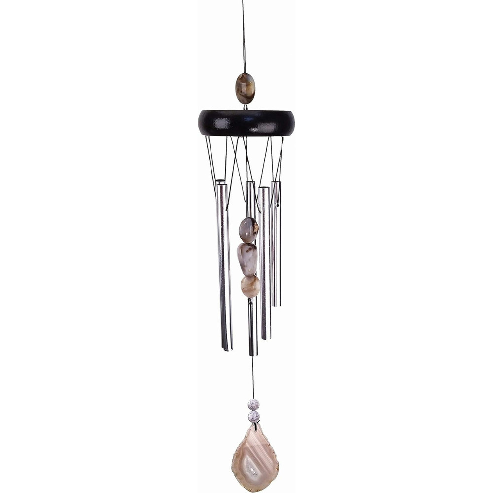 Spoontiques White Agate Chime Wind Chime