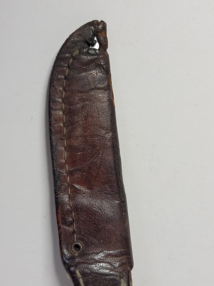 Fixed Blade Knife Imitation Winterbottom Bone with Sheath