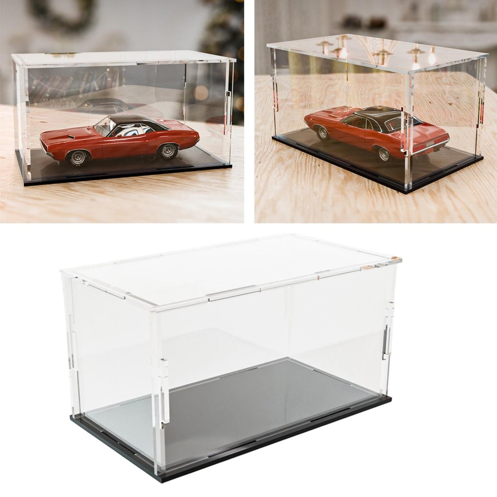 Acrylic Model Car Display Case Storage Case Clear Stackable Showcase for 1/32