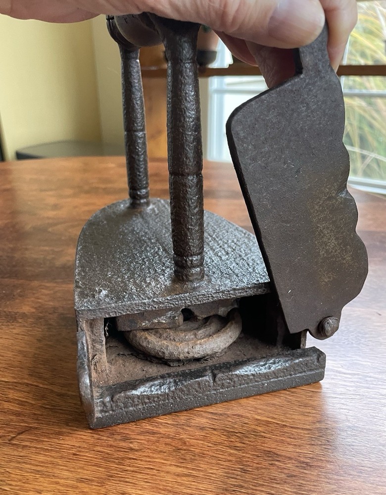 EARLY HAND FORGED 19TH CENT. IRON (J)