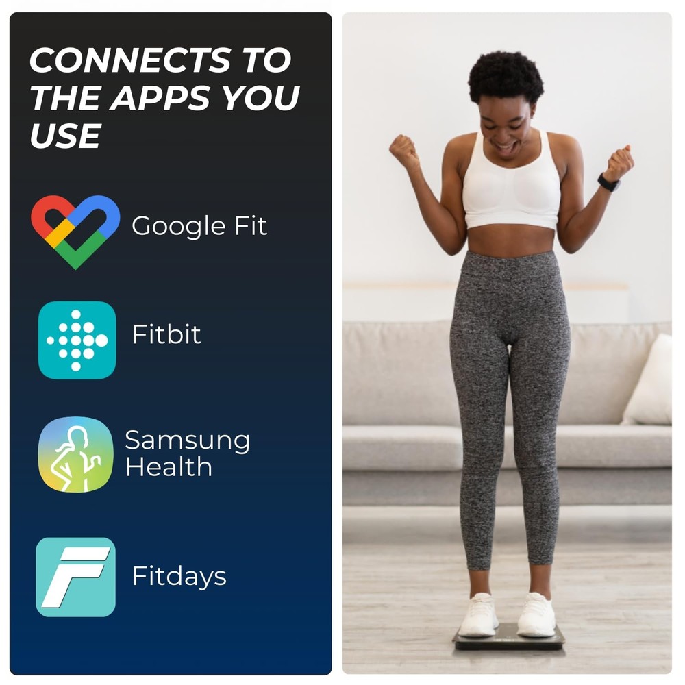 COUNTO Smart Scale- Digital Scale Measuring Body Parameters| Smart Bluetooth Bod
